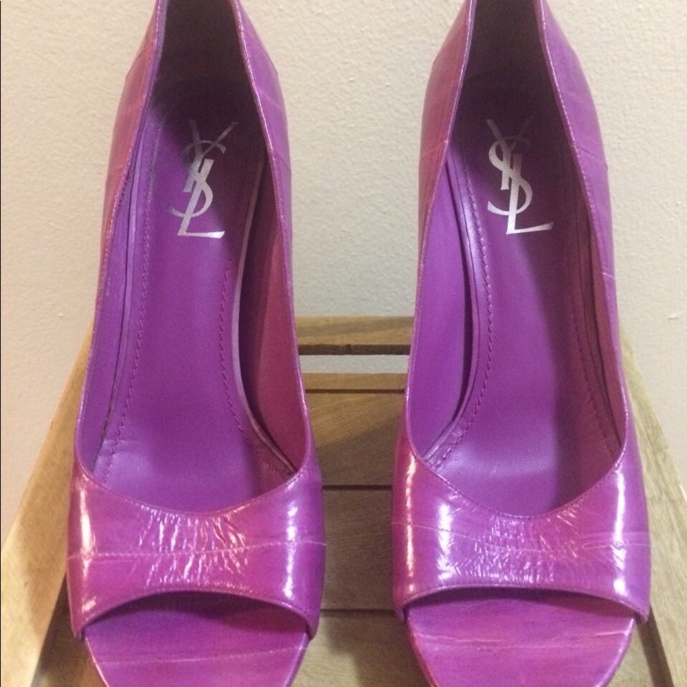 *** YSL beautiful purple high heels***